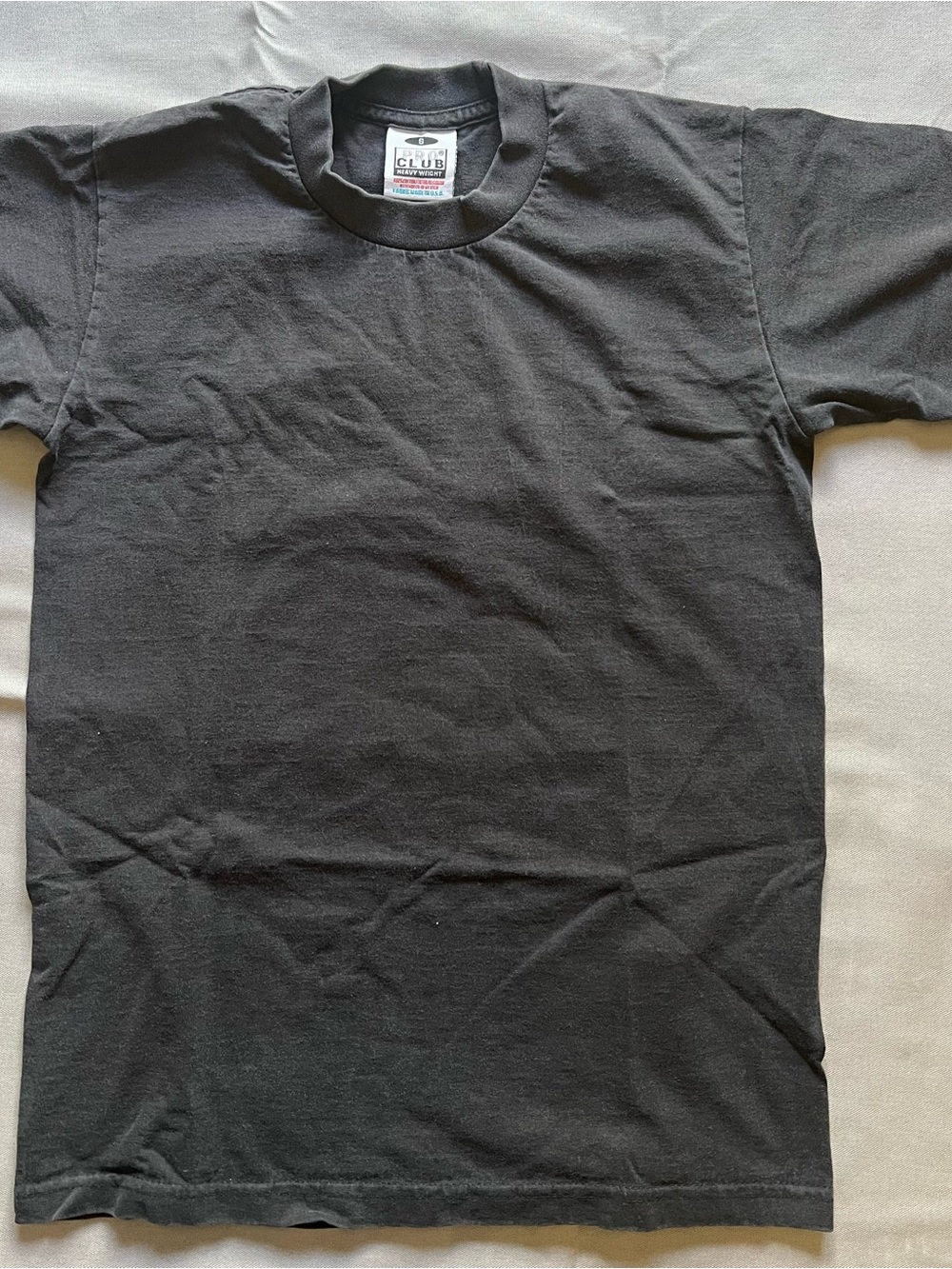Pro Club Black Short Sleeve Crew Tee for Kids